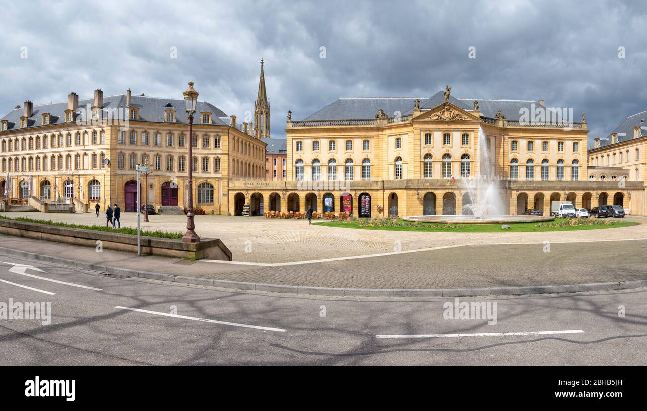 France, Lorraine, Metz, Opera Place, Opera, OpéraThéâtre de Metz Stock