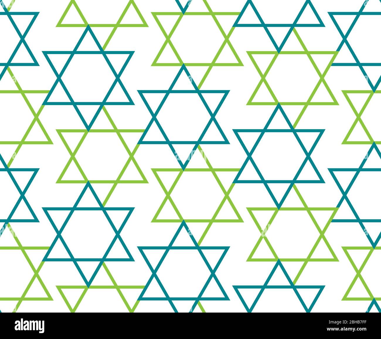 Pentagram seamless Japanese pattern Stock Vector