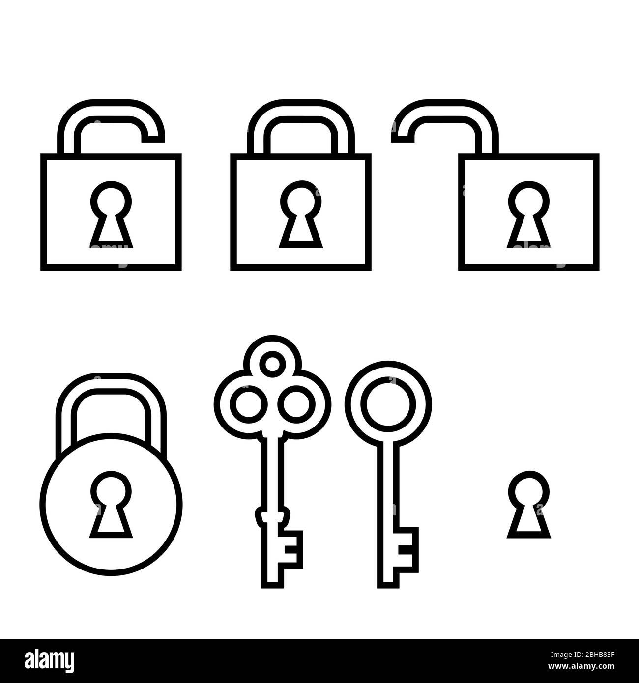 Door key label Stock Vector Images Alamy