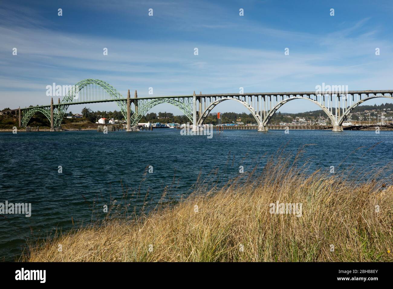 View of Oregon City Bridge, Oregon, USA Stock Photo
