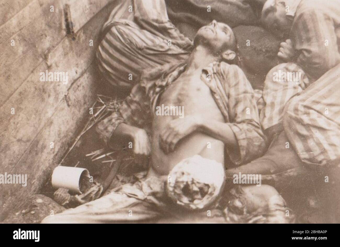 Dachau Concentration Camp Victims Stock Photo