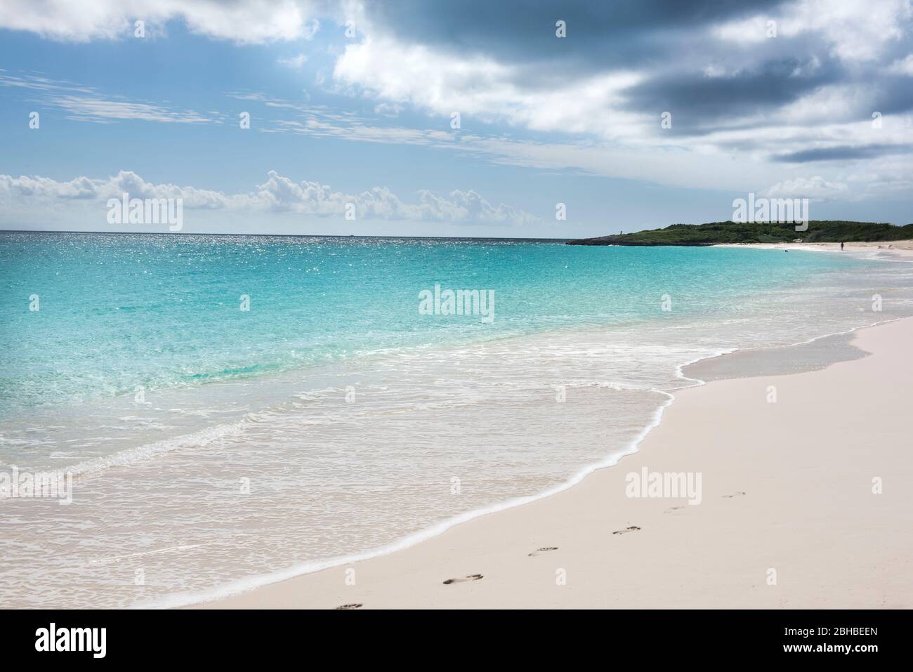 The Caribbean Anguilla Cap Juluca Resort The Ocean And White Sand Beach Stock Photo Alamy