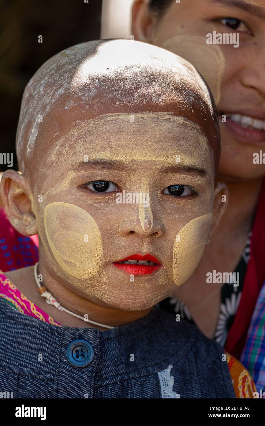 Portrait of local people in Dawei region of southern Myanmar Stock Photo