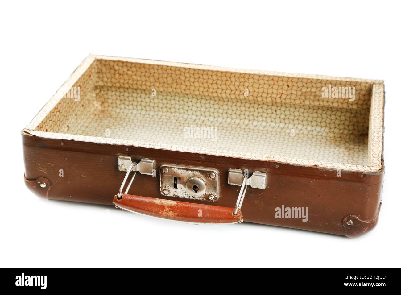 old wooden suitcase