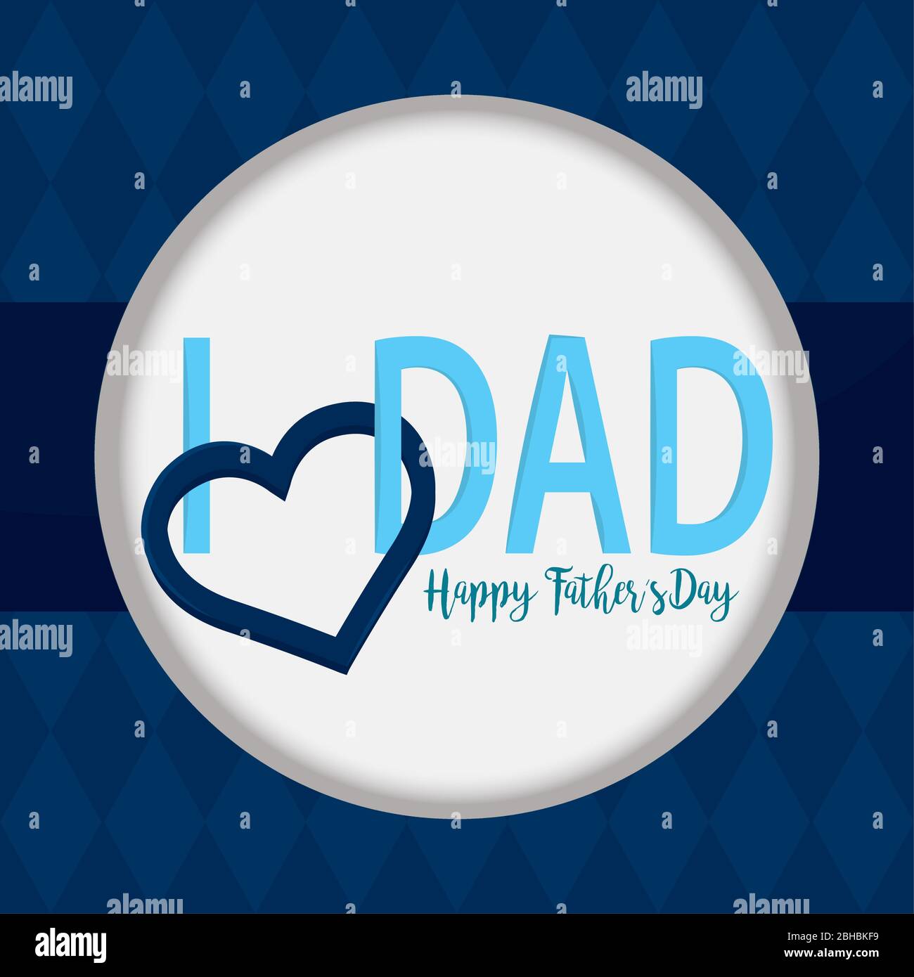 Happy fathers day card Stock Vector