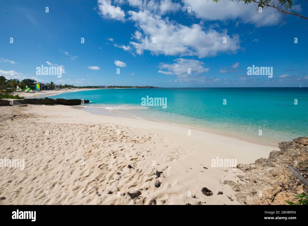 The Caribbean, Anguilla. The Malliouhana Hotel & Spa, beach at Meads
