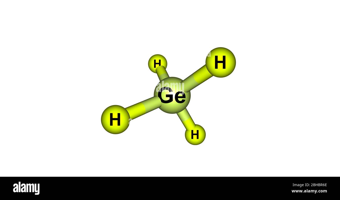Germane is the chemical compound with the formula GeH4, and the ...
