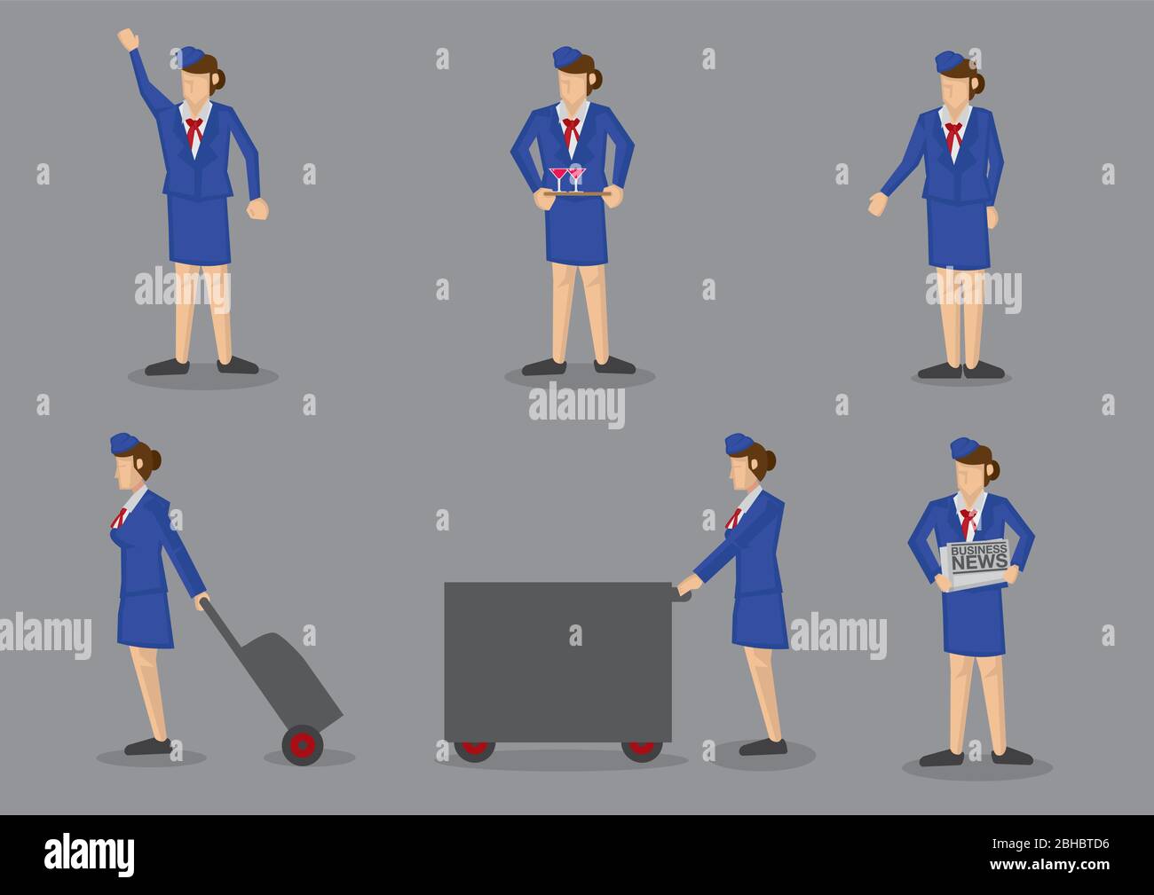 Aircrew waving Stock Vector Images - Alamy