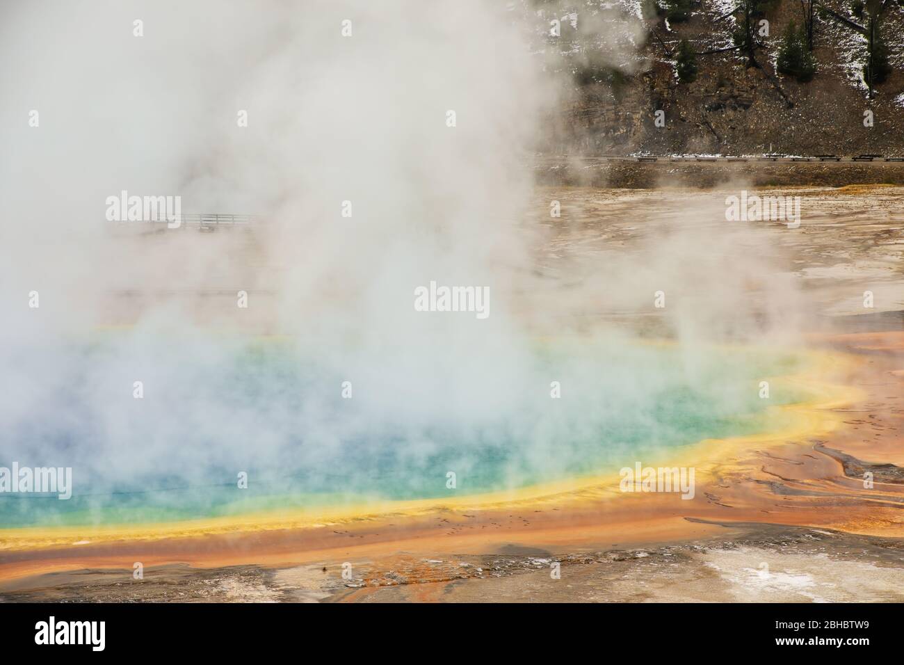 Microbial mat hot spring rainbow hi-res stock photography and images ...