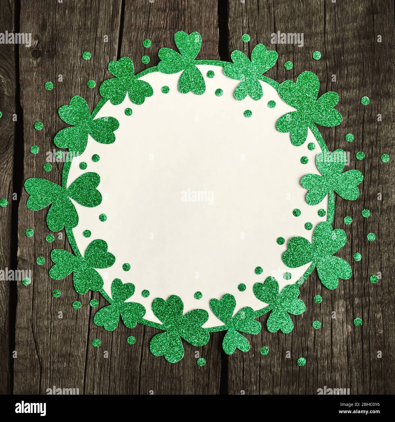 St Patricks Day Round Frame High Resolution Stock Photography And Images Alamy
