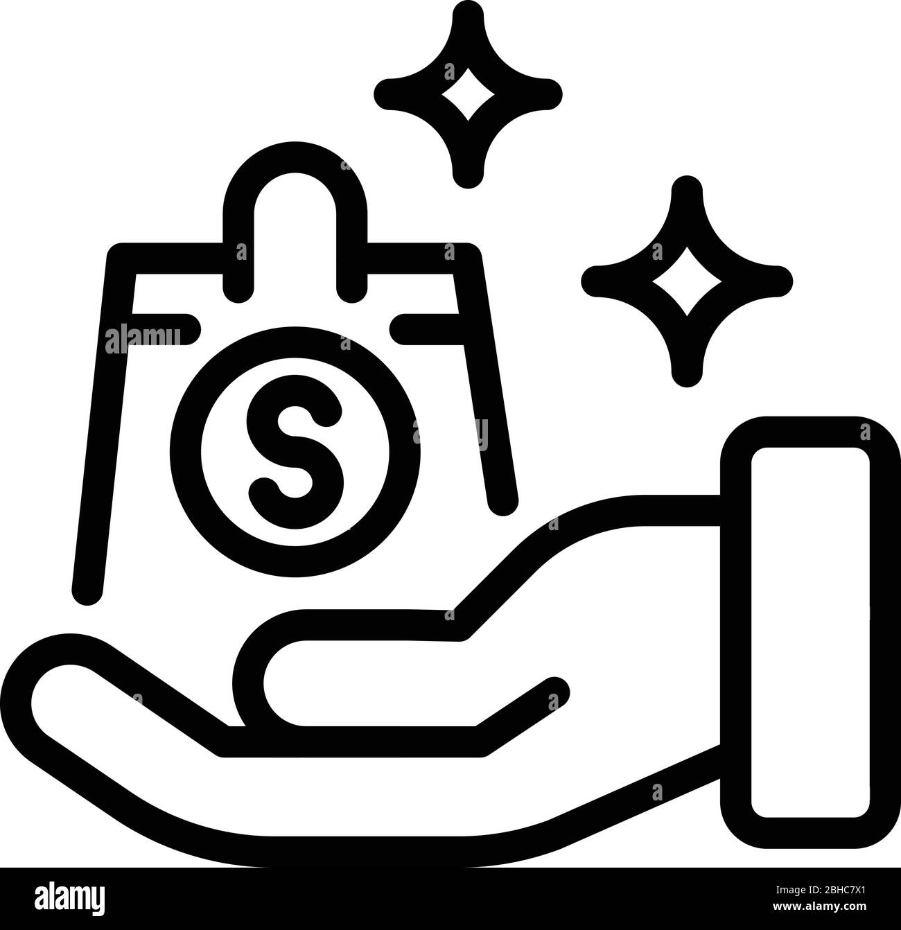 Man holding money bag Black and White Stock Photos & Images - Alamy