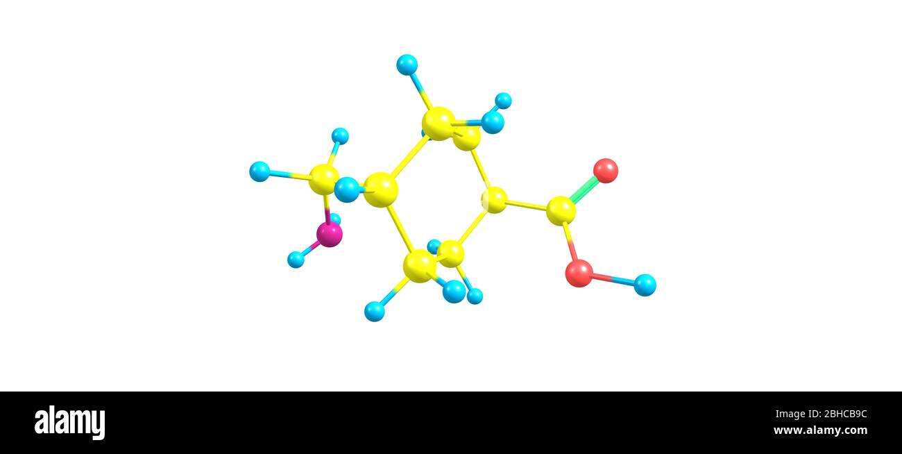 Tranexamic acid or TXA is a medication used to treat or prevent excessive blood loss from major trauma, post partum bleeding, surgery, tooth removal. Stock Photo