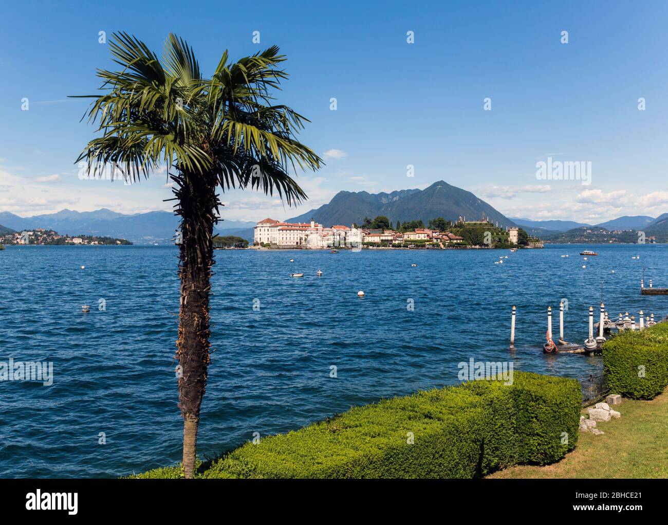 Isola Bella, one of the Borromean Islands, on Lago Maggiore, Lake Maggiore, Verbano-Cusio-Ossola Province, Piedmont, Italy. Stock Photo