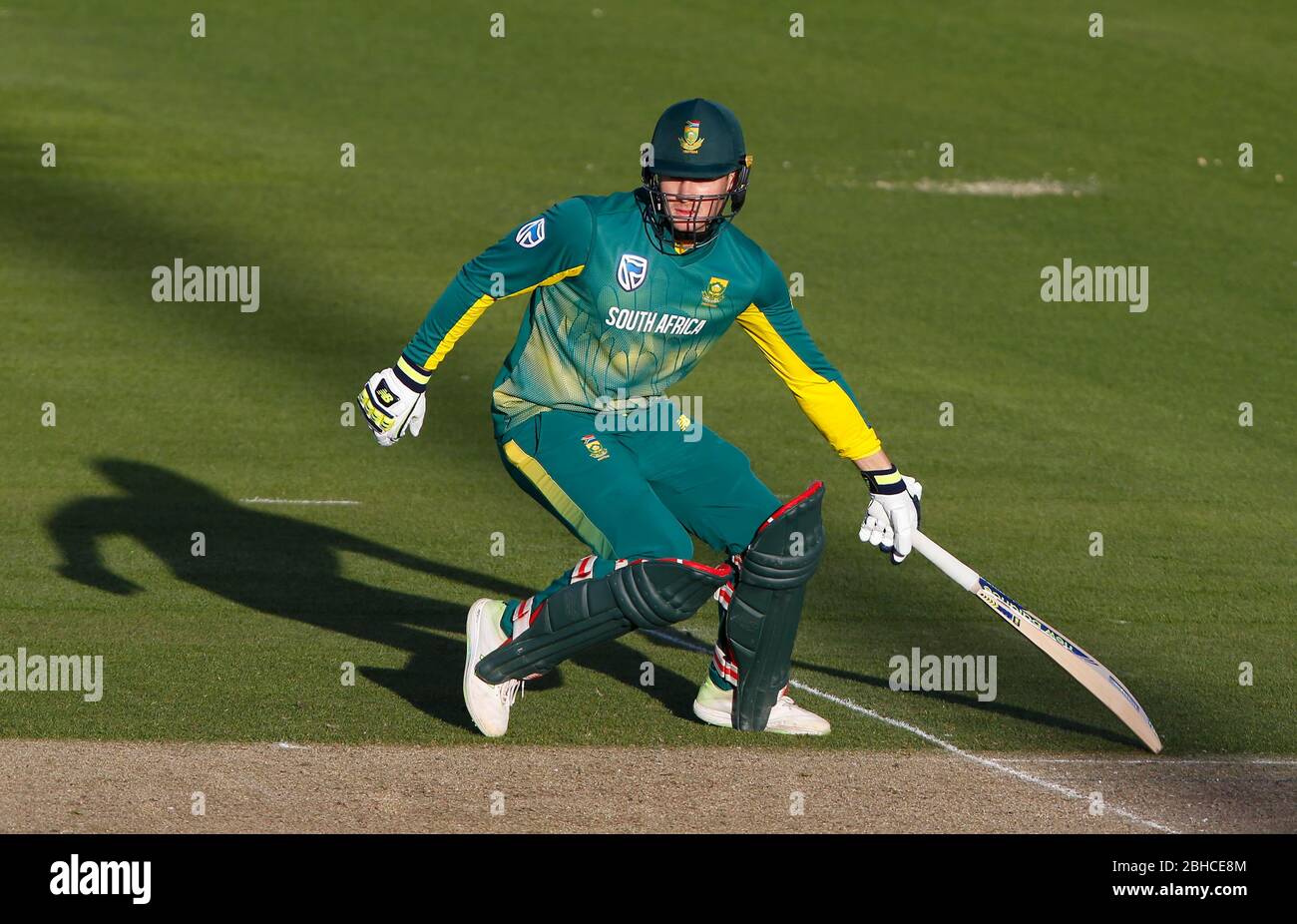 David Miller of South Africa batting during the Tour Match between Sussex and South Africa at The 1st Central County Ground in Hove. 19 May 2017 Stock Photo