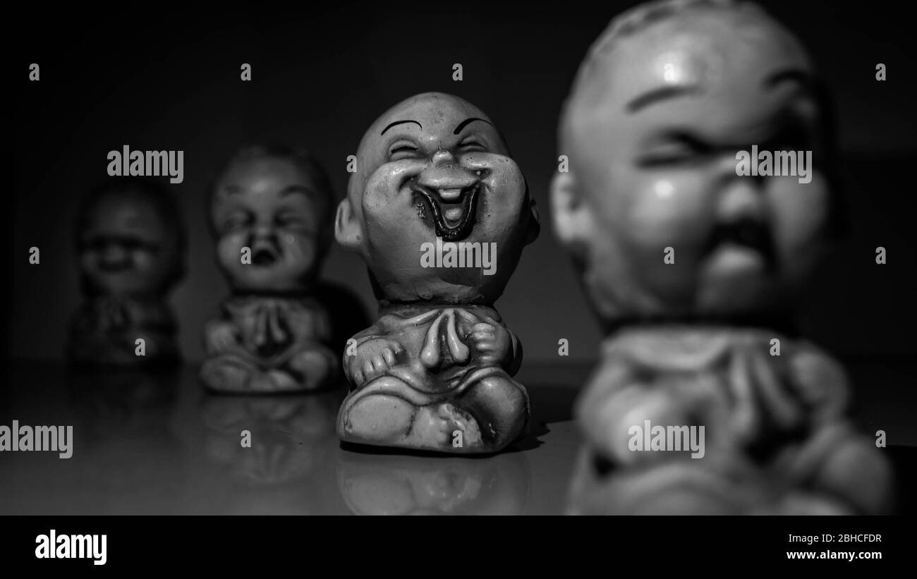 Sometime only black and white colours can express your emotions Stock ...