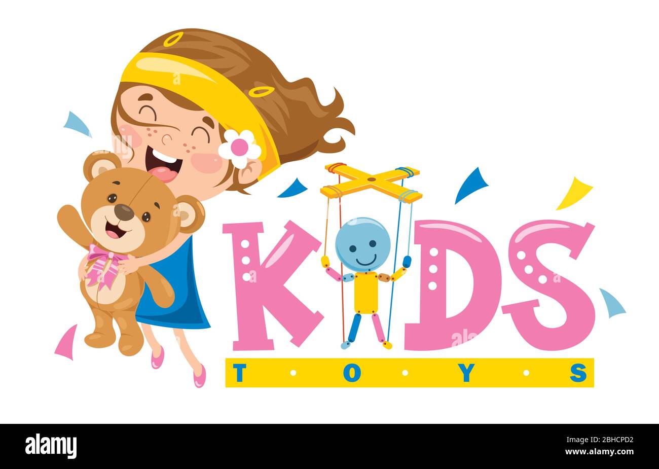 Logo Design For Kids Toys Stock Vector Image & Art Alamy