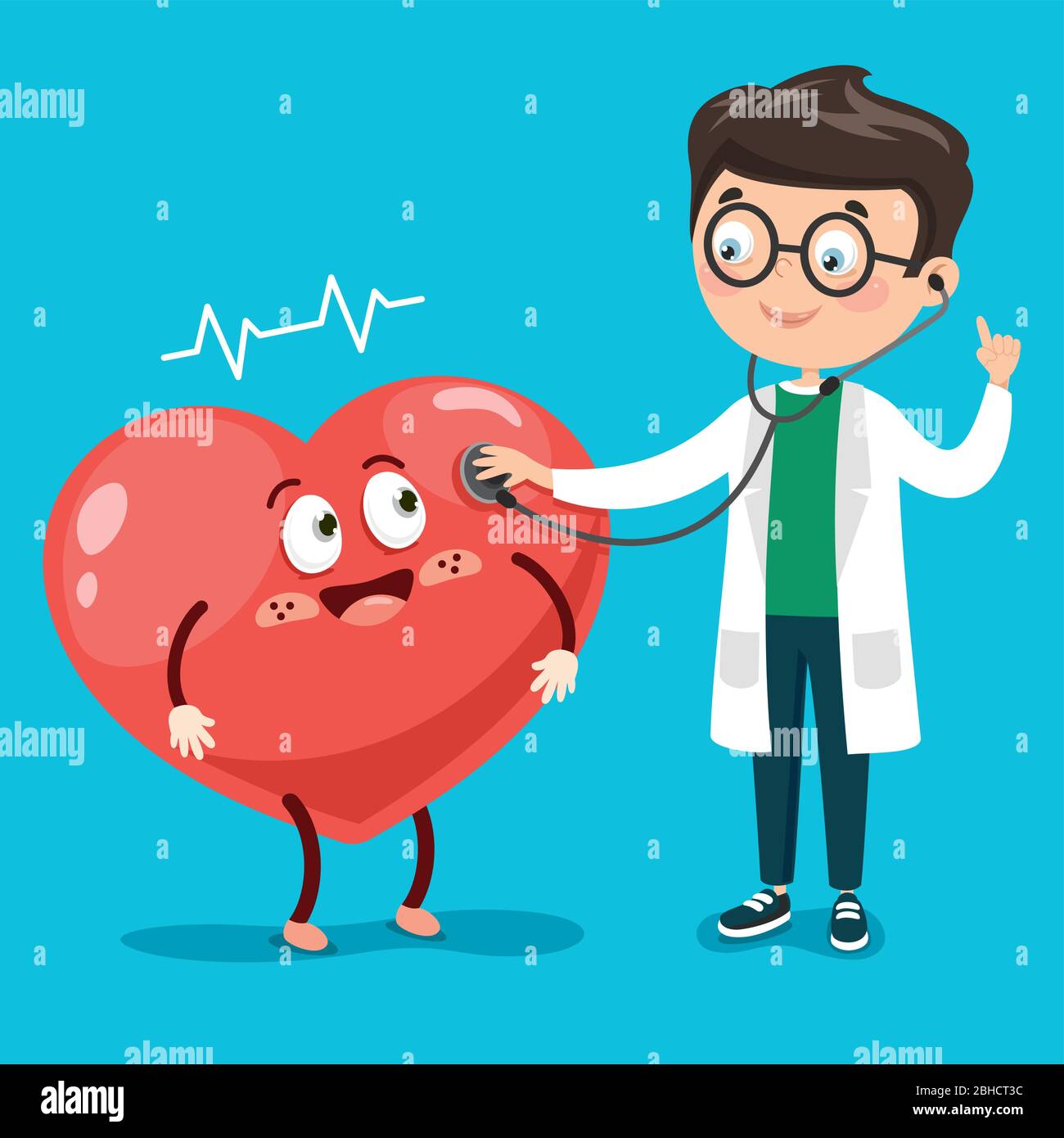 Cartoon Drawing Of Human Heart Stock Vector Image & Art - Alamy