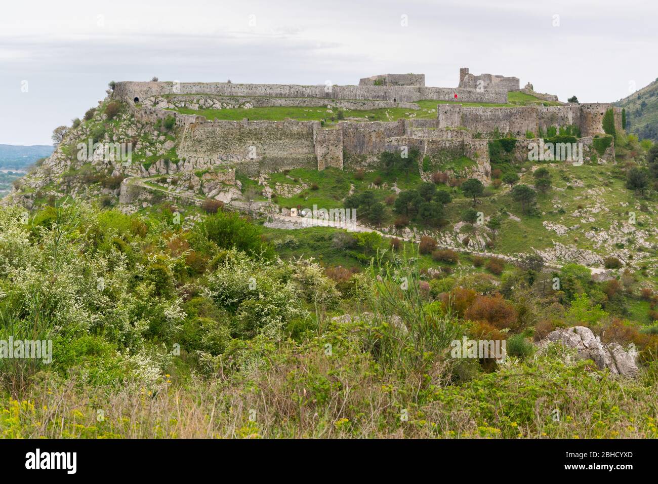 'Rozafa' castle in  Shkoder city, Albania. Exploring, traveling concept Stock Photo