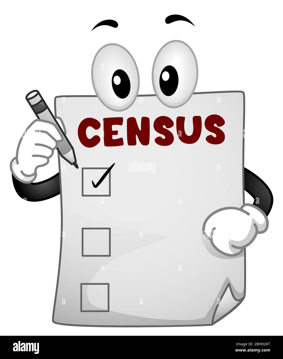 Cartoon character check boxes hi-res stock photography and images - Alamy