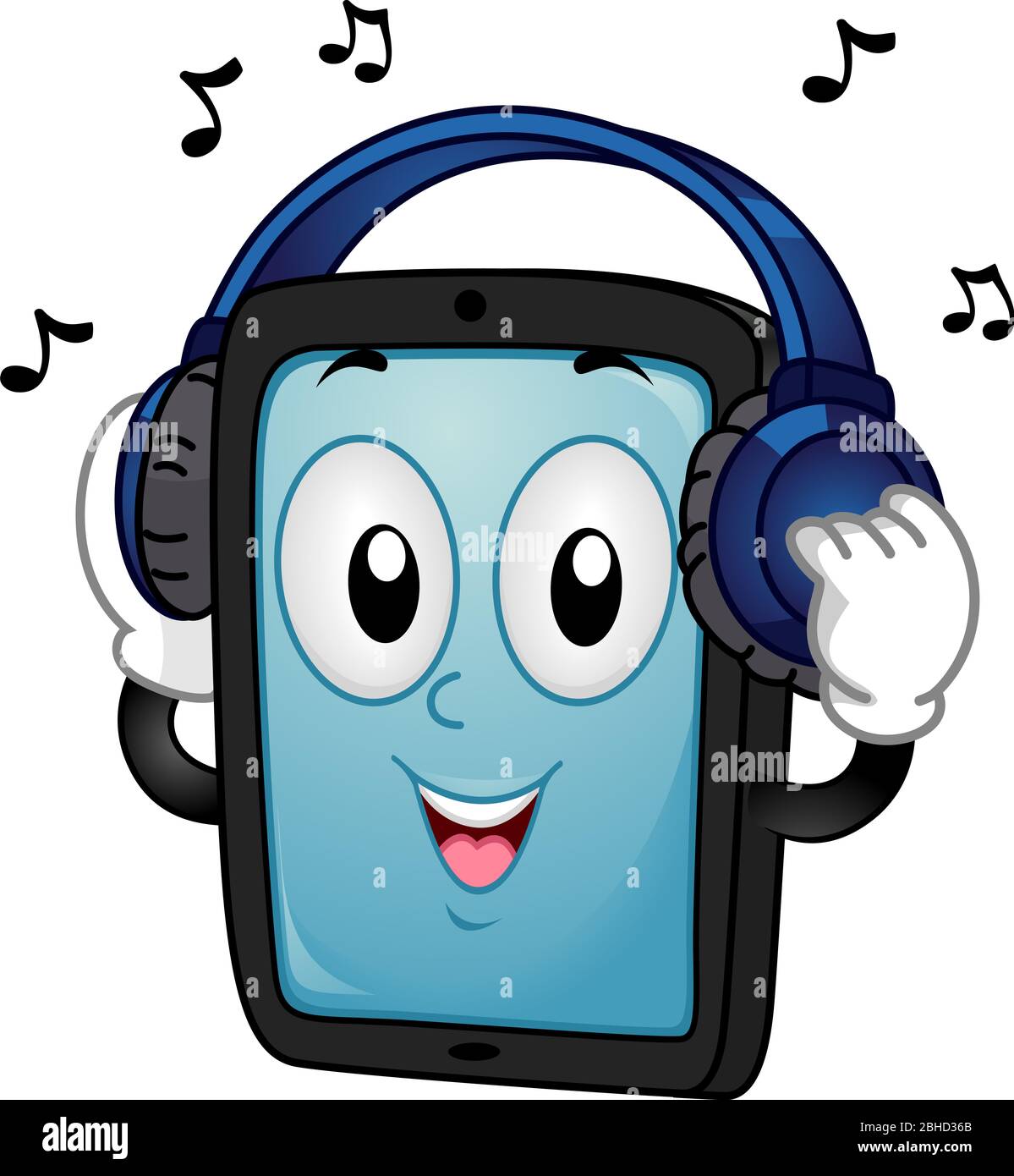 Cartoon headphones Cut Out Stock Images & Pictures - Page 2 - Alamy