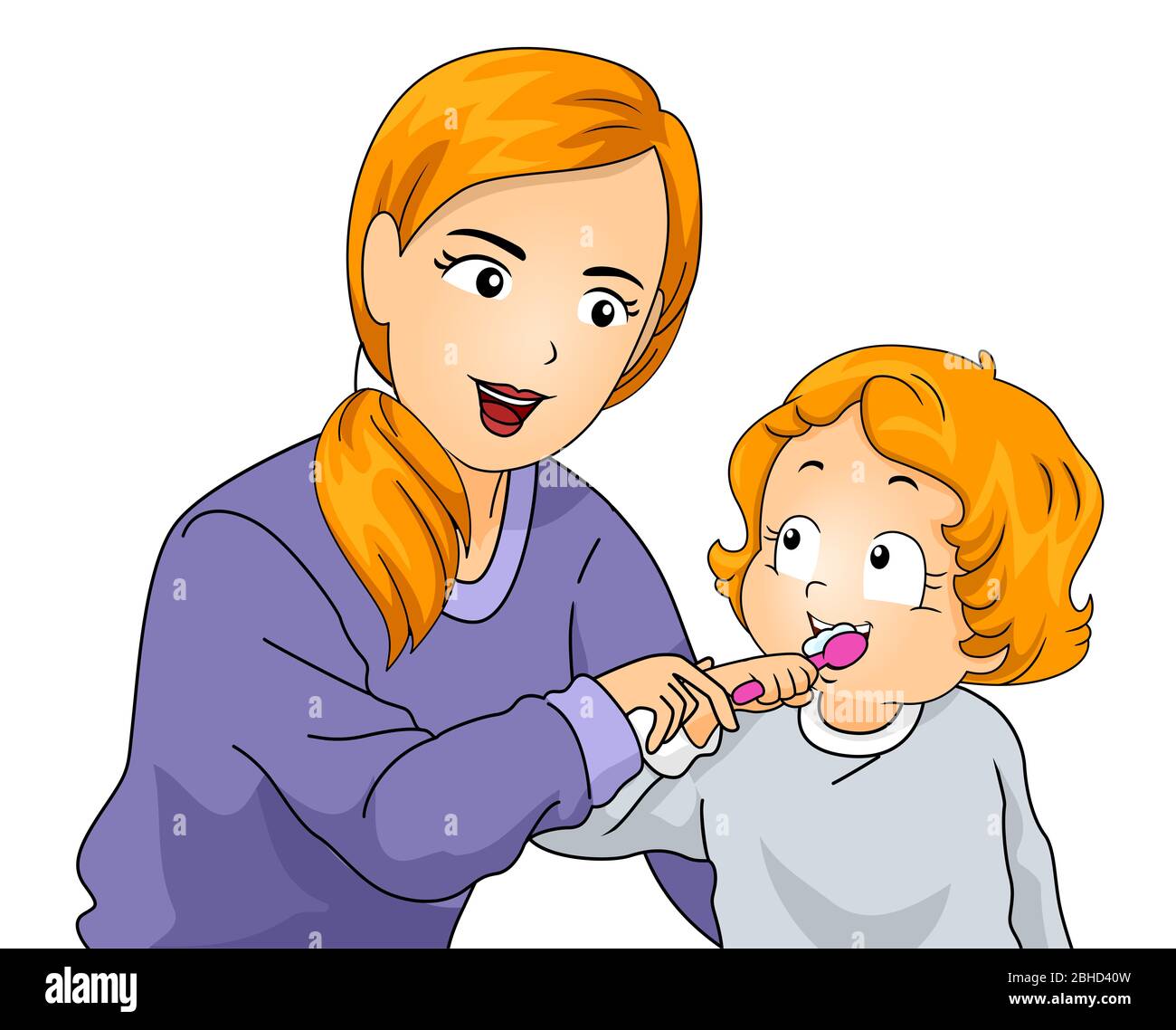 Teeth brush cartoon hi-res stock photography and images - Alamy
