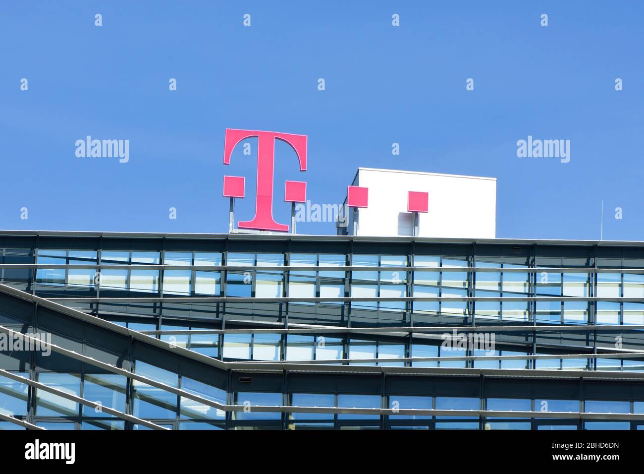 Vienna, Austria. Magenta Telekom telecommunications company Stock Photo