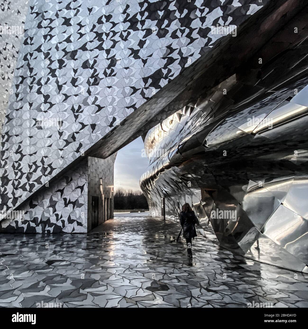 Philharmonie de Paris in France by Jean Nouvel Shades of gray 