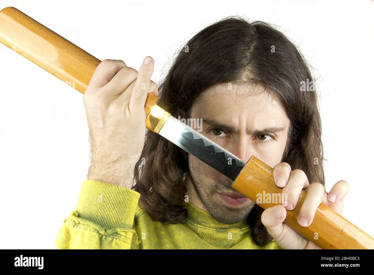 Samurai sword studio hi-res stock photography and images - Alamy