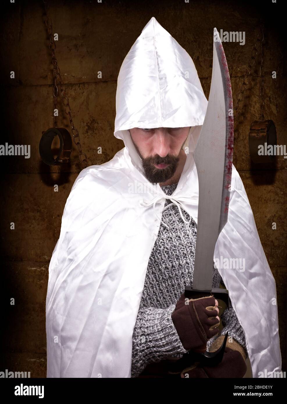 white executioner Stock Photo