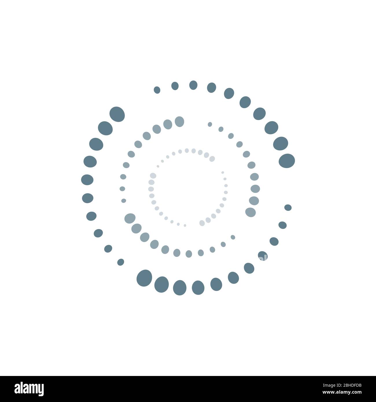 Halftone dotted vector graphic design illustration Stock Vector