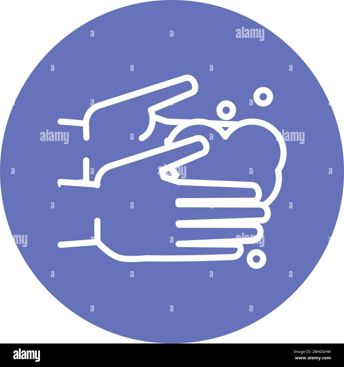 hands washing block style icon Stock Vector Image & Art - Alamy