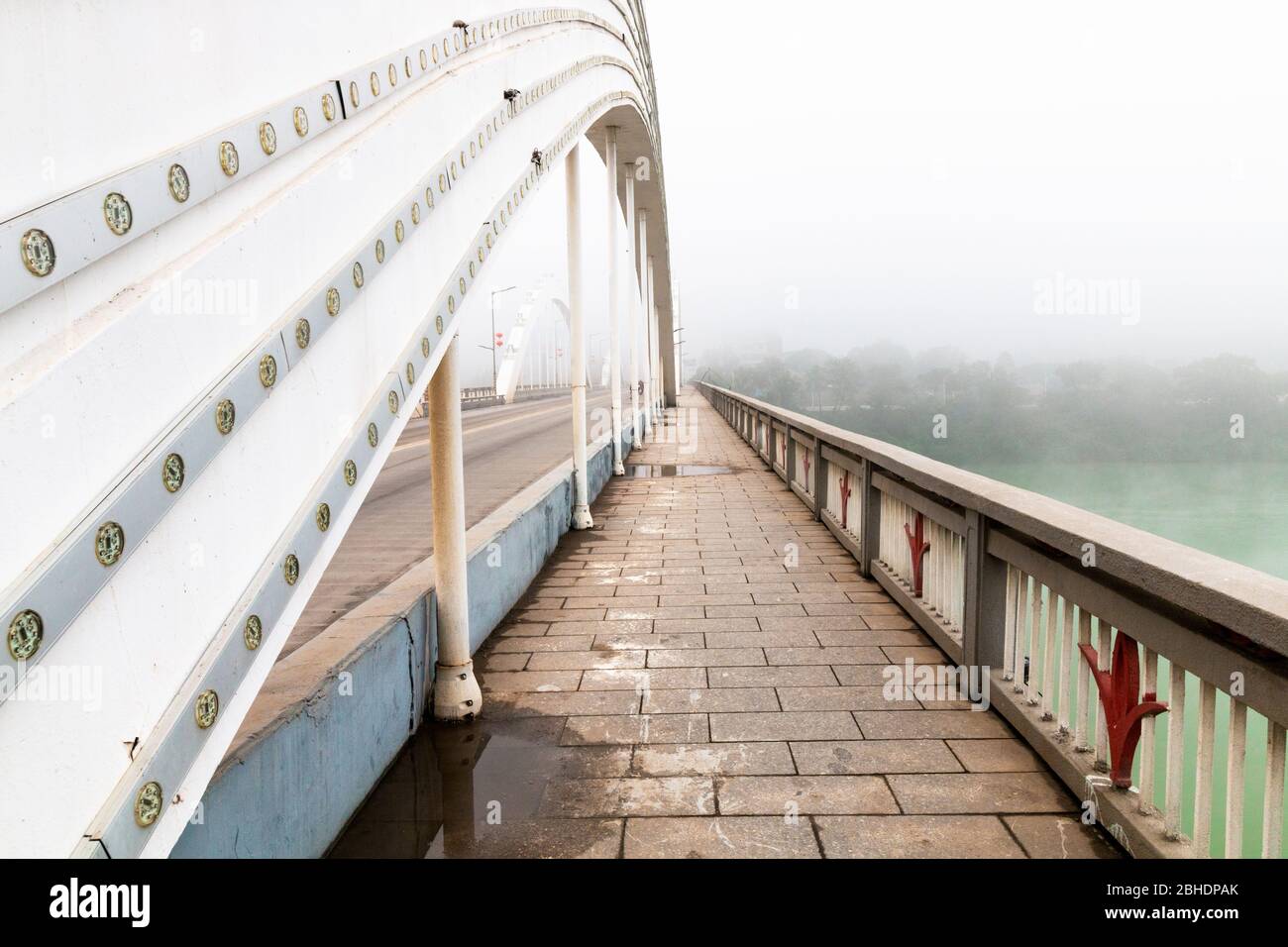 cars speeding on a cable bridge Stock Photo Alamy