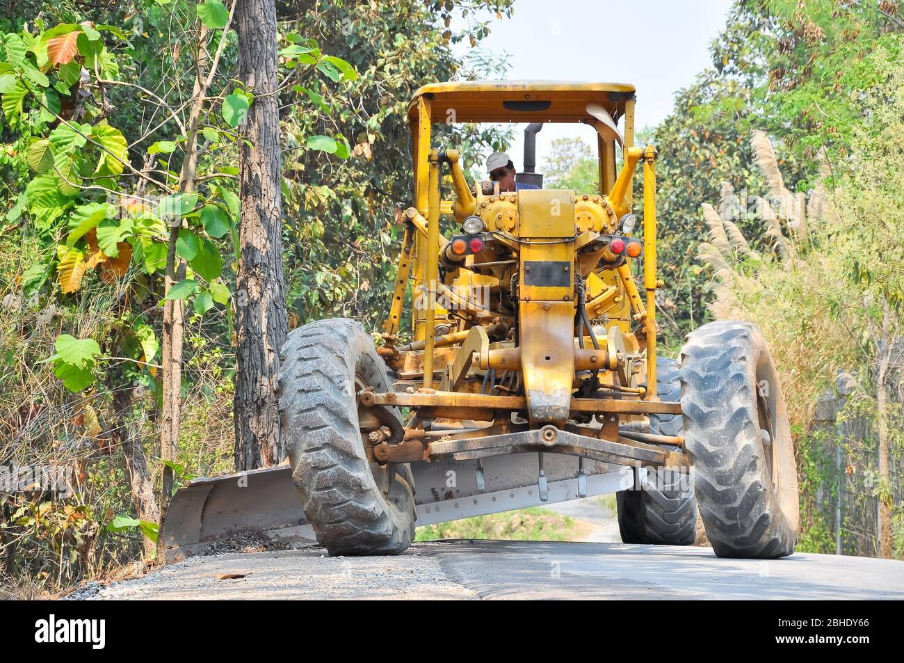 Graders are commonly used in the construction and maintenance of dirt roads and gravel roads
