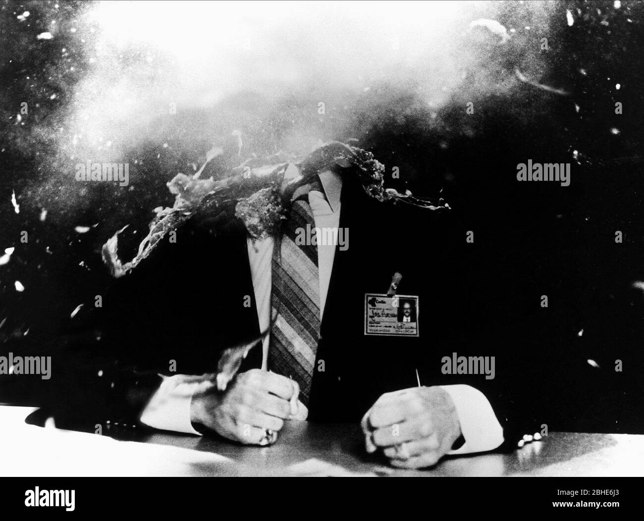 EXPLODING HEAD SCENE, SCANNERS, 1981 Stock Photo - Alamy