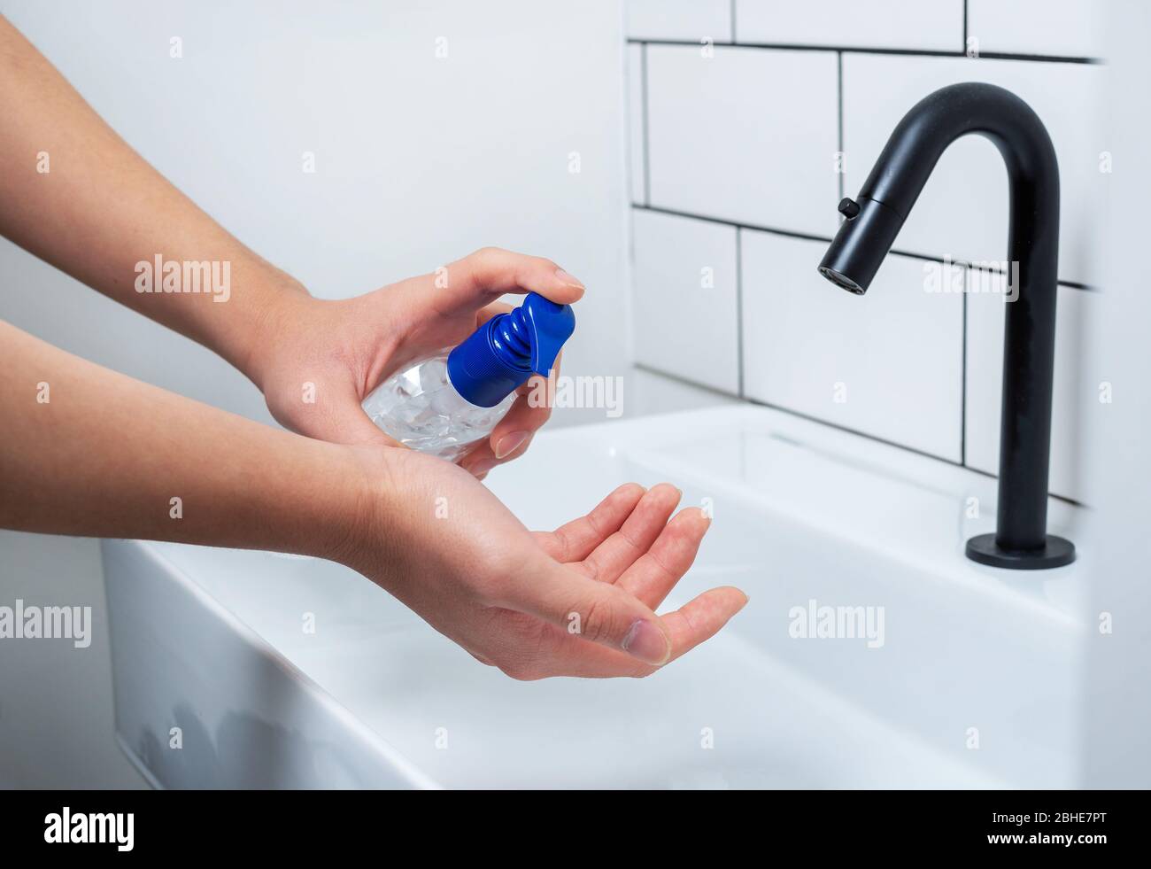 Washing hands with soap to protect against bacteria and viruses Stock Photo Alamy