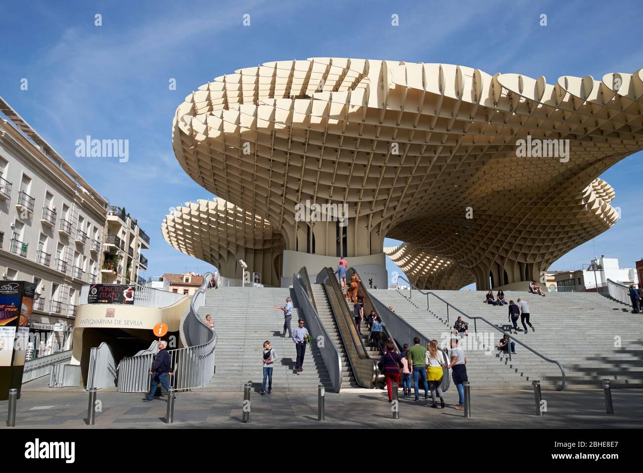 The Metropol Parasol, Plaza de la Encarnación, Seville, Spain. Stock Photo