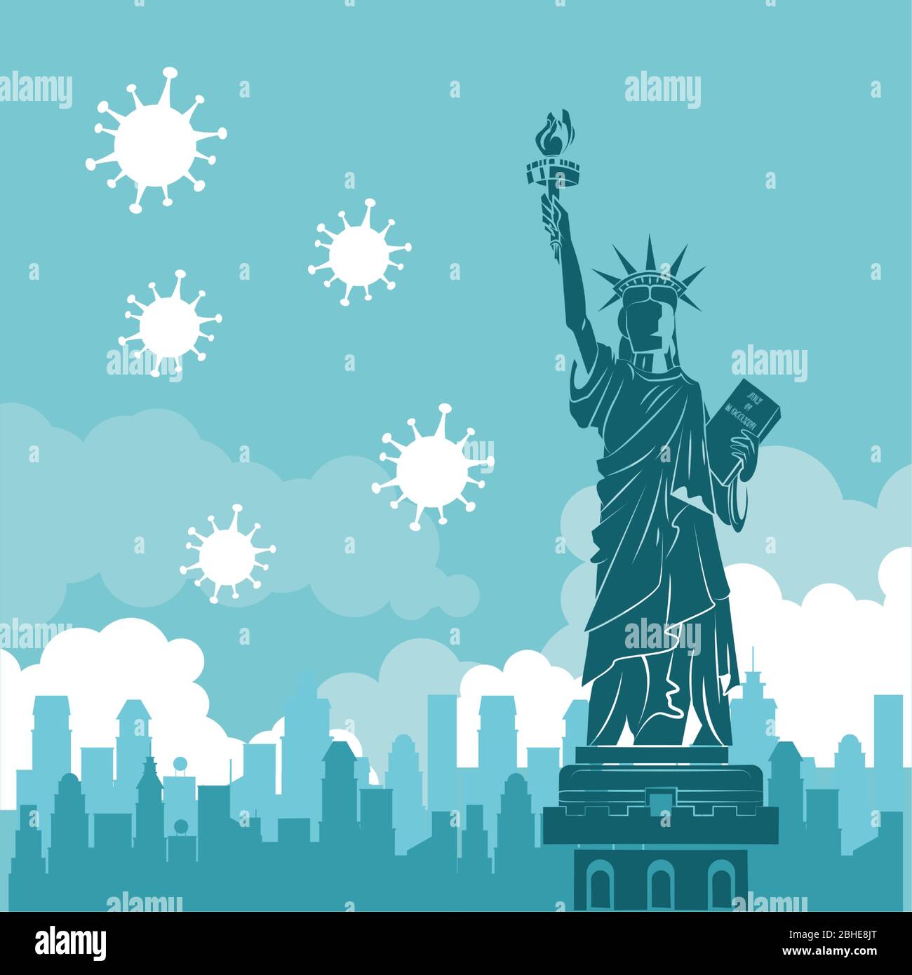 New york city coronavirus pandemic Stock Vector Images - Alamy