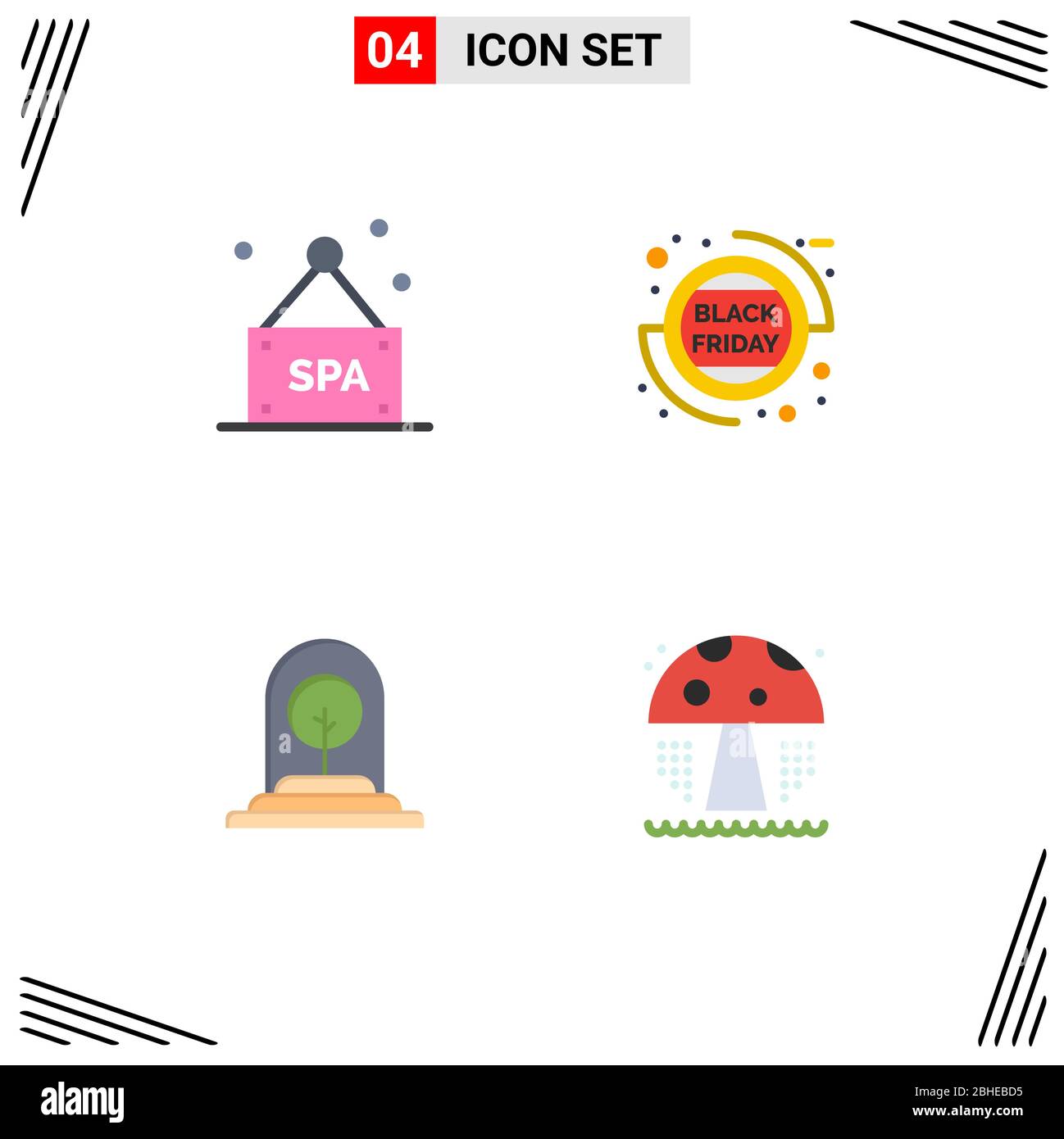 Stock Vector Icon Pack of 4 Line Signs and Symbols for sign, business, sale discount, sale, new Editable Vector Design Elements Stock Vector