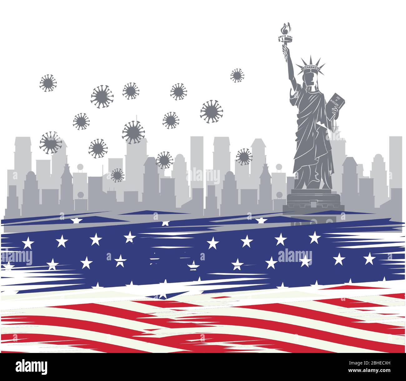 New york city coronavirus pandemic Stock Vector Images - Alamy
