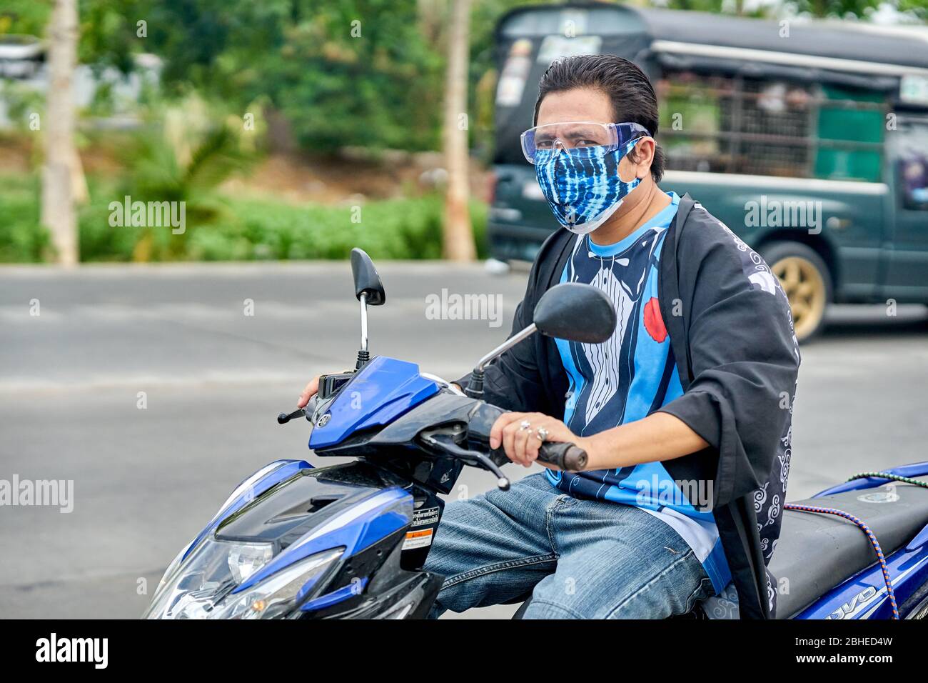 Download Motorcycle Motorbike Rider Wearing Mask High Resolution Stock Photography And Images Alamy PSD Mockup Templates
