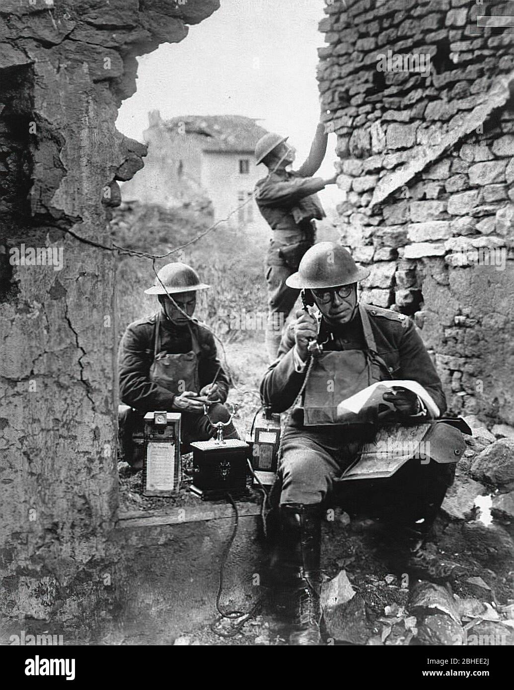 Scottish troops in Second World War. Stock Photo
