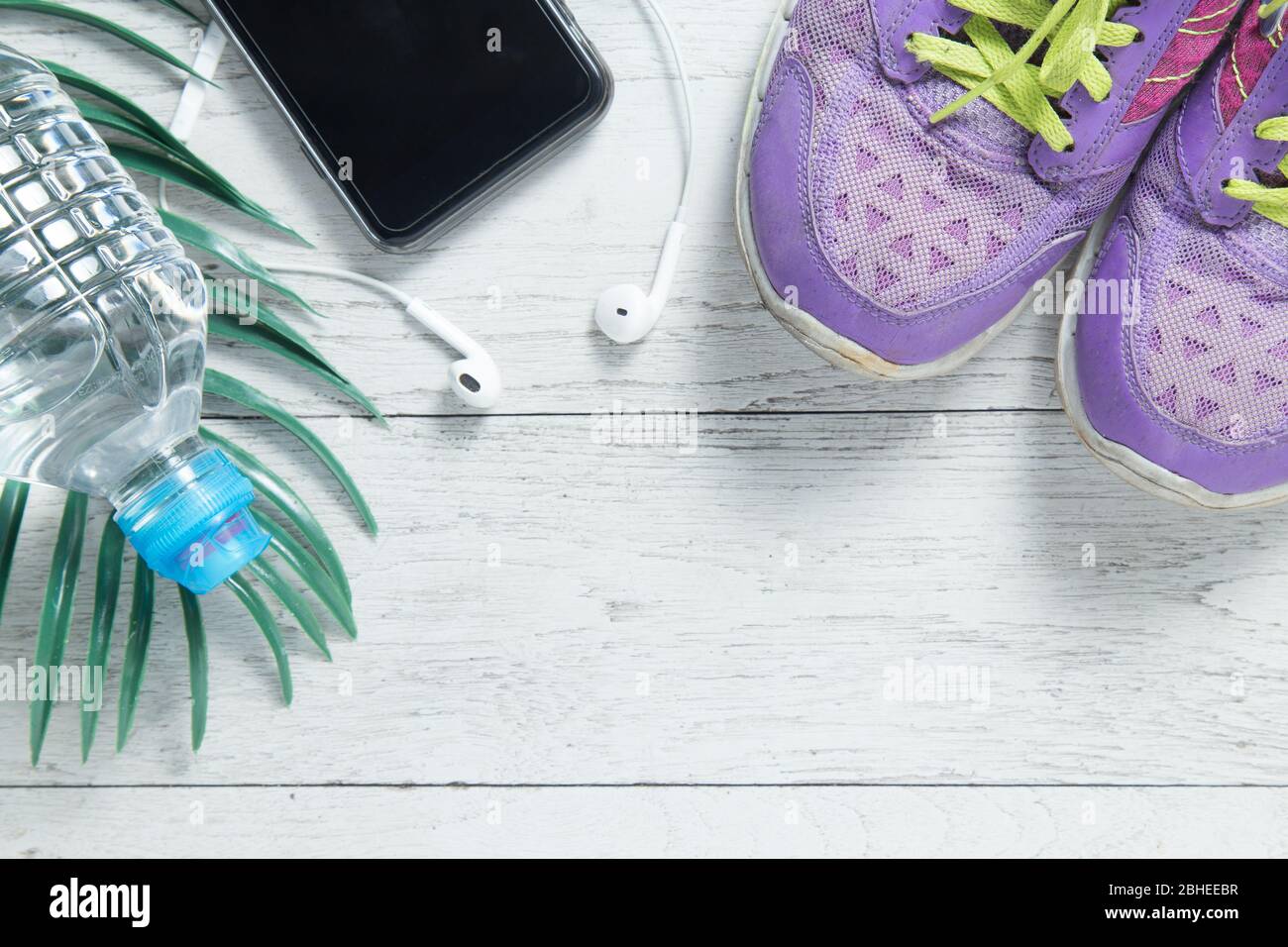 purple workout shoes