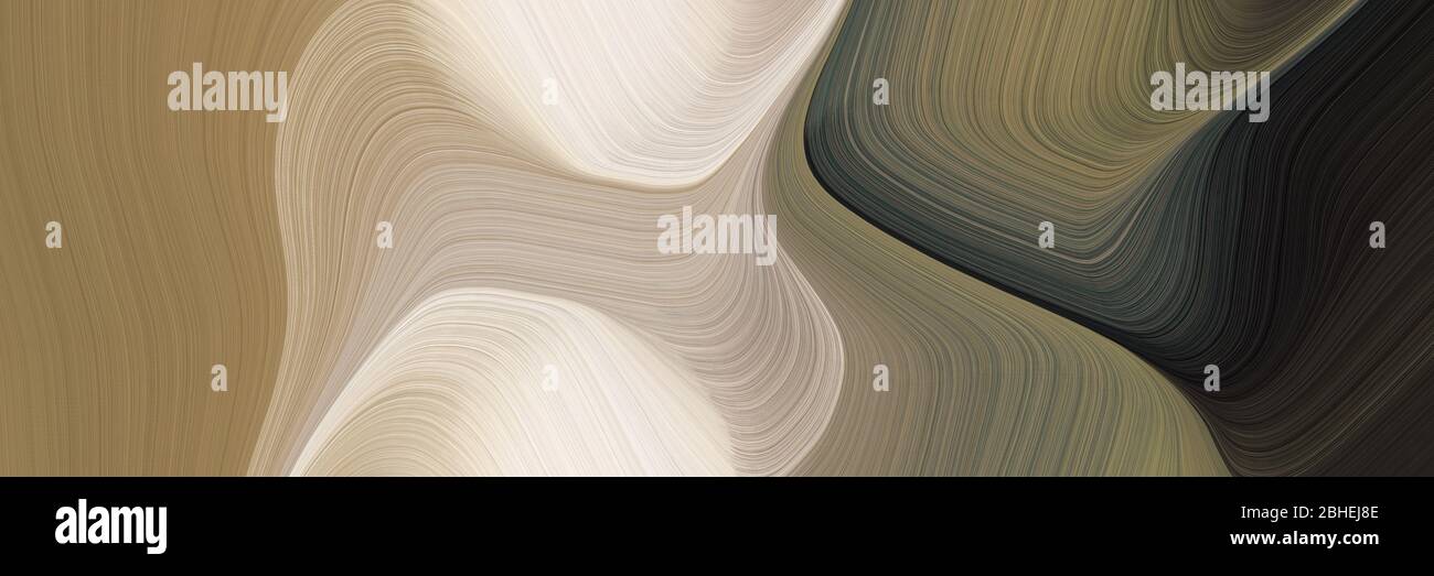 abstract artistic header with gray gray, pastel brown and very dark ...