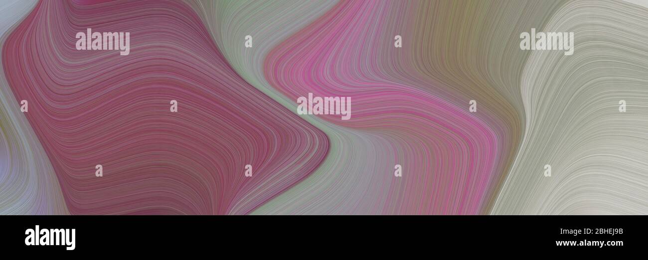 abstract flowing designed horizontal header with gray gray, ash gray ...