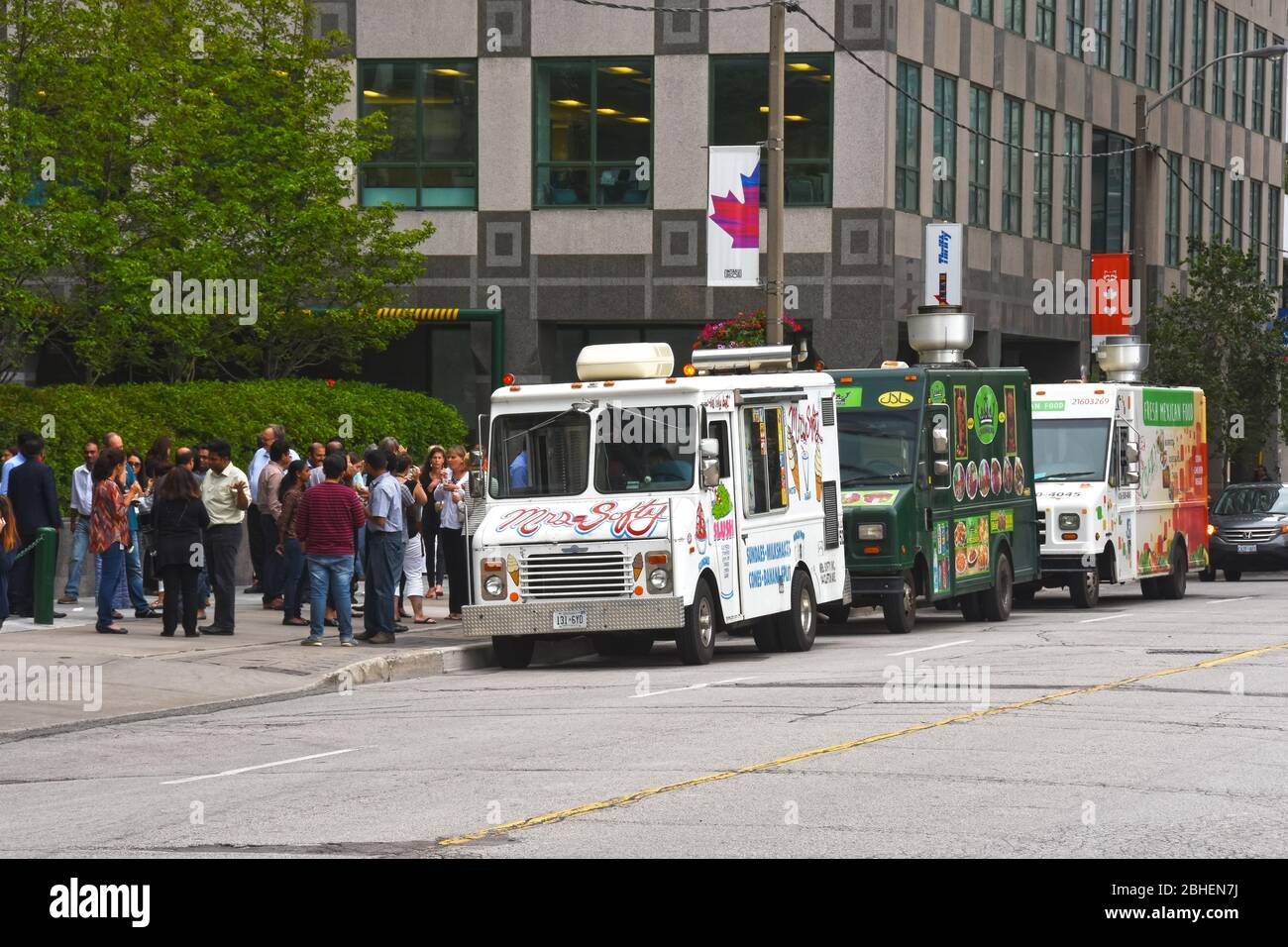 Food truck in Toronto, Canada Stock Photo Alamy