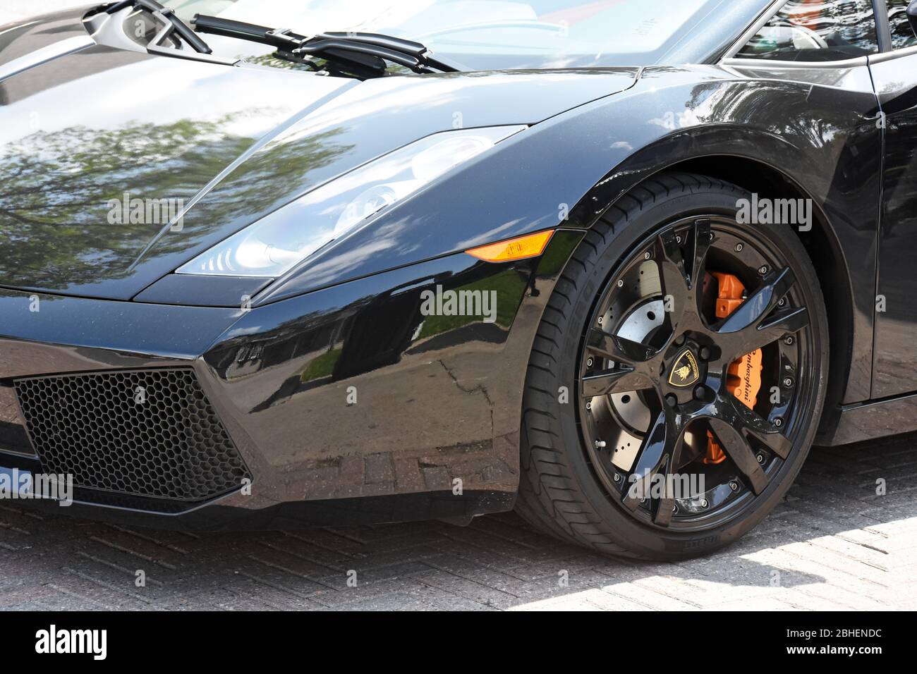 Supercar Lamborghini car Stock Photo