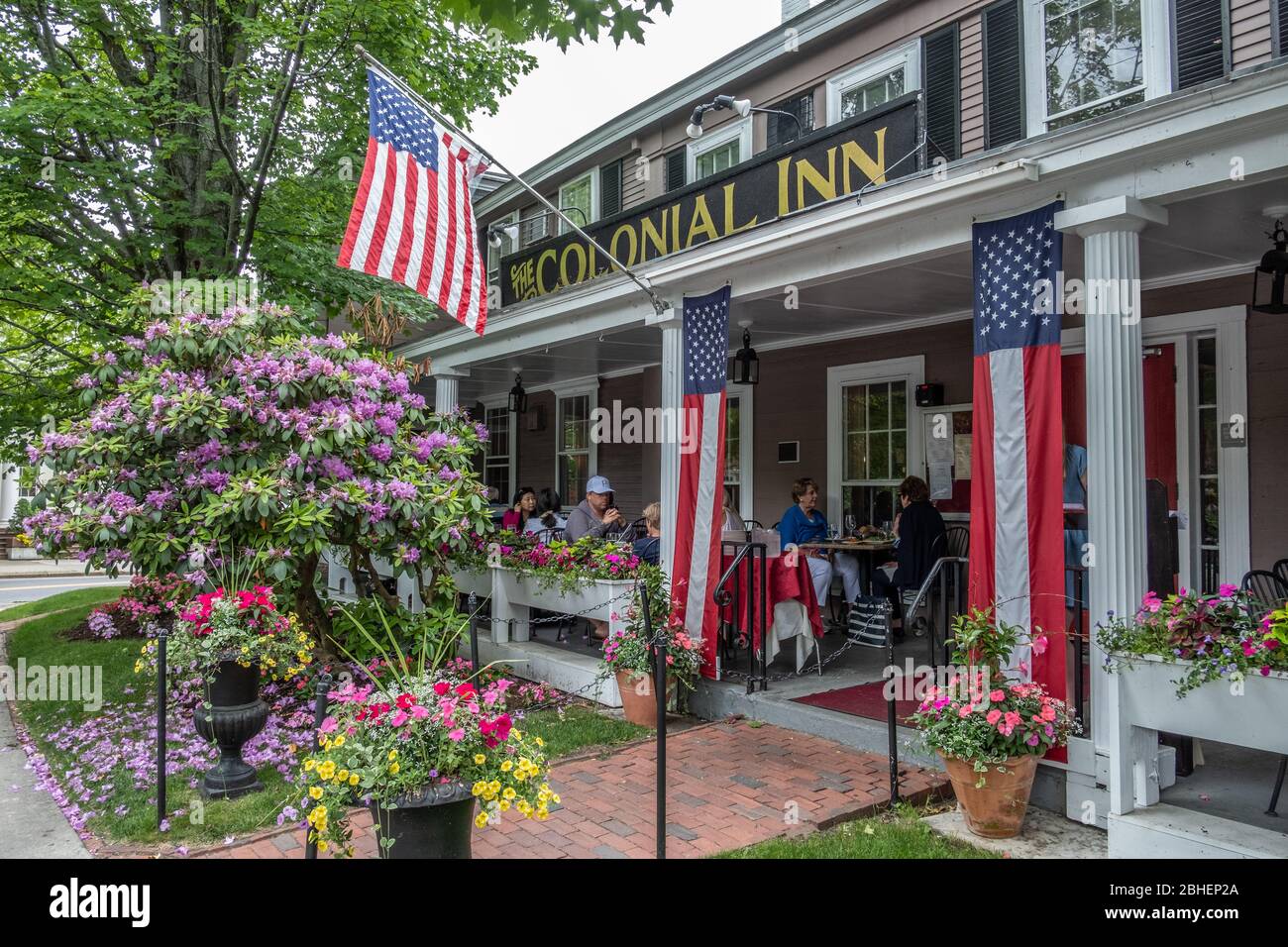 The Colonial Inn in Concord, MA Stock Photo