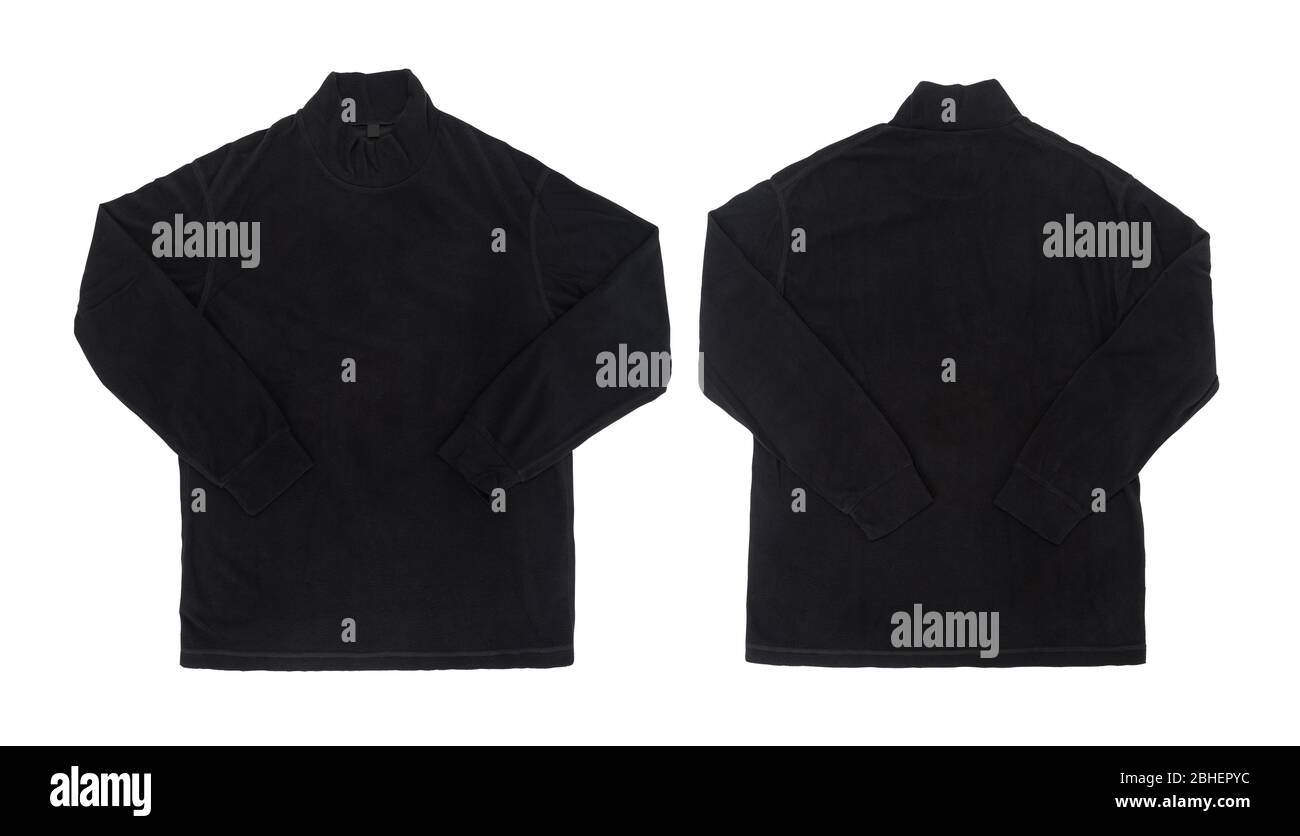 Blank black long sleeve t shirt mock up 