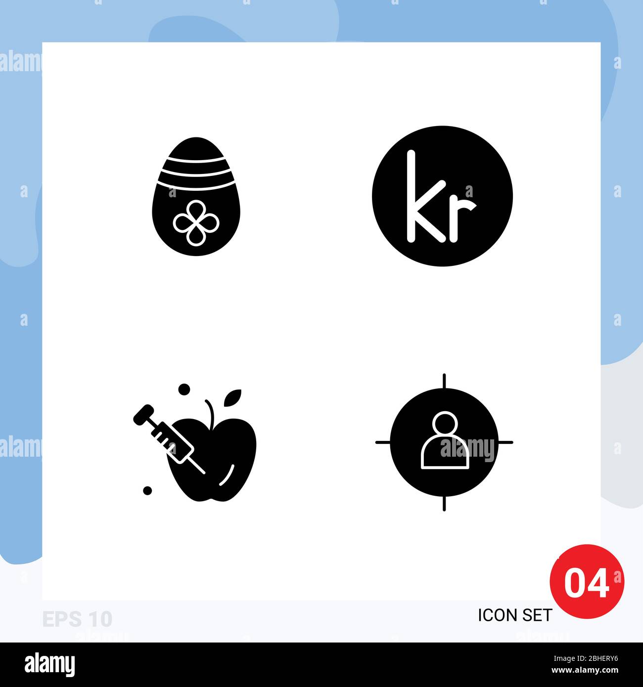 Danish egg Stock Vector Images - Alamy