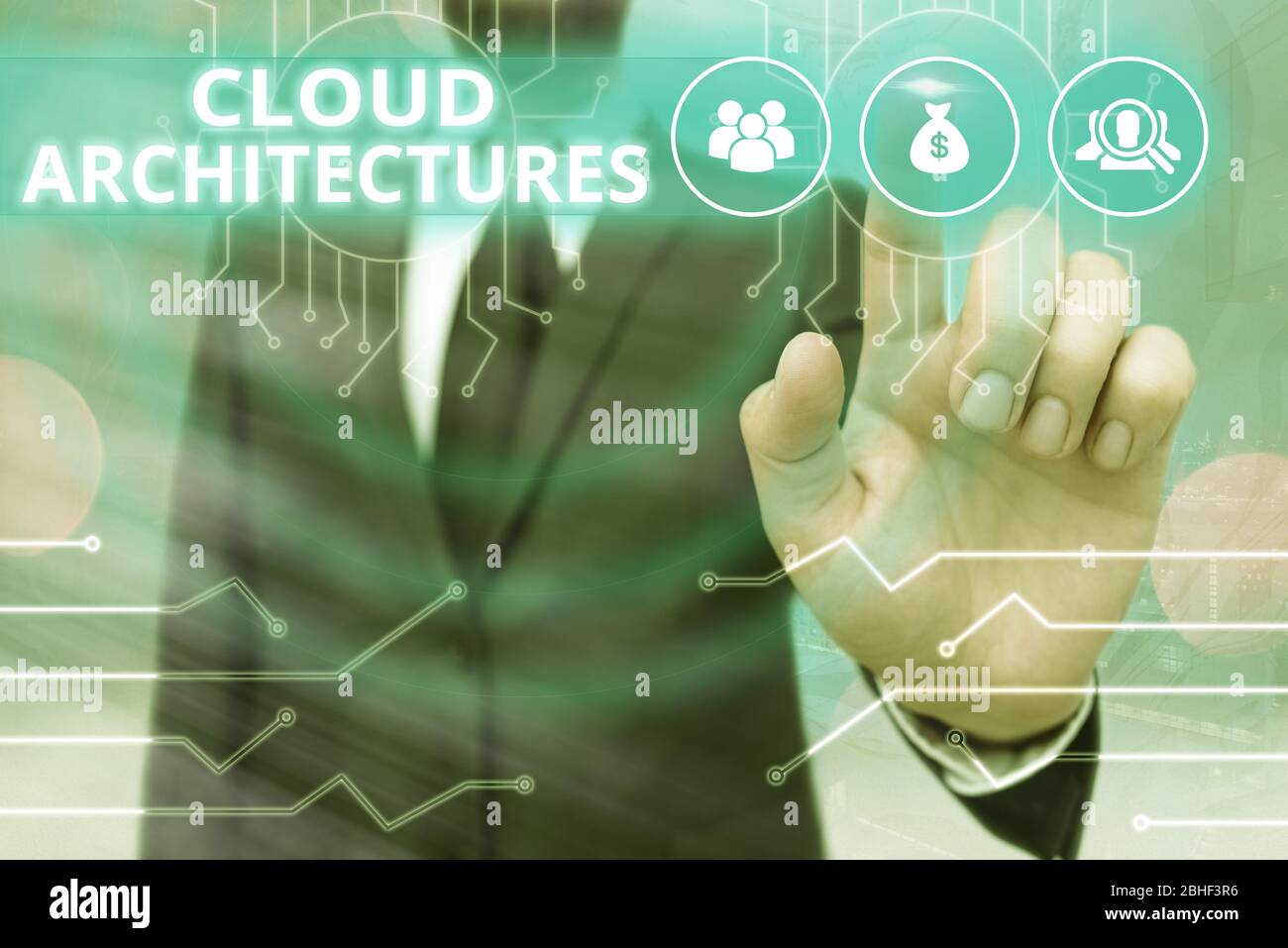 Writing note showing Cloud Architectures. Business concept for Various Engineered Databases Softwares Applications Stock Photo